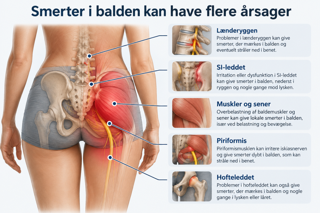 Smerter i balden – hvor kommer smerterne fra?