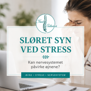 Sløret syn ved stress / Af Dorte Gahlenbeck, sygeplejerske, RAB-akupunktør og stressterapeut, Klinik Gahlenbeck, Kolding