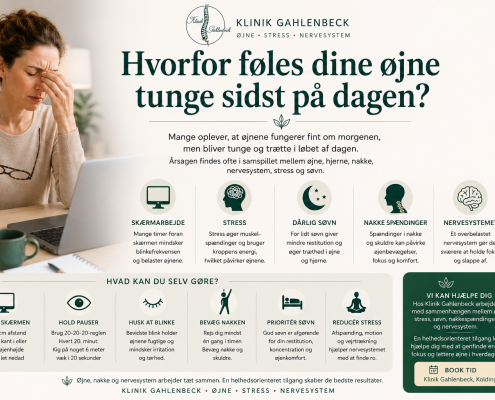 Hvorfor føles dine øjne tunge sidst på dagen?