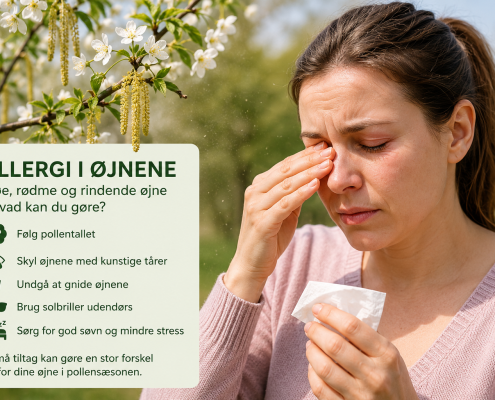 Allergi i øjnene – kløende, røde og rindende øjne ved pollenallergi