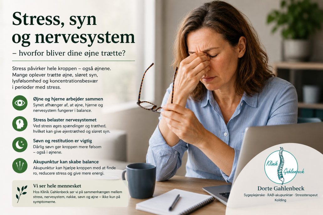 Stress, syn og nervesystem – hvorfor bliver dine øjne trætte?