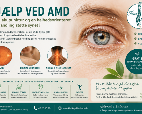 Hjælp ved AMD Kan akupunktur og en helhedsorienteret behandling støtte synet ved aldersrelateret makuladegeneration?