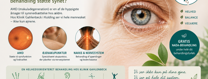 Hjælp ved AMD Kan akupunktur og en helhedsorienteret behandling støtte synet ved aldersrelateret makuladegeneration?