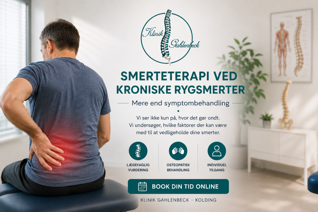 Smerteterapi ved kroniske rygsmerter – mere end symptombehandling