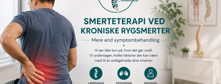 Smerteterapi ved kroniske rygsmerter – mere end symptombehandling