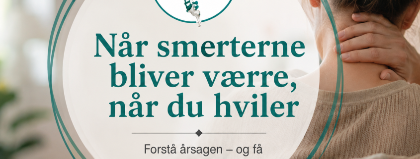 Når smerterne bliver værre, når du hviler, Klinik Gahlenbeck