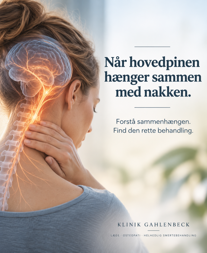 Hovedpine der bliver ved – når hovedpine bliver et tilbagevendende problem 3 Når hovedpinen hænger sammen med nakken. boild